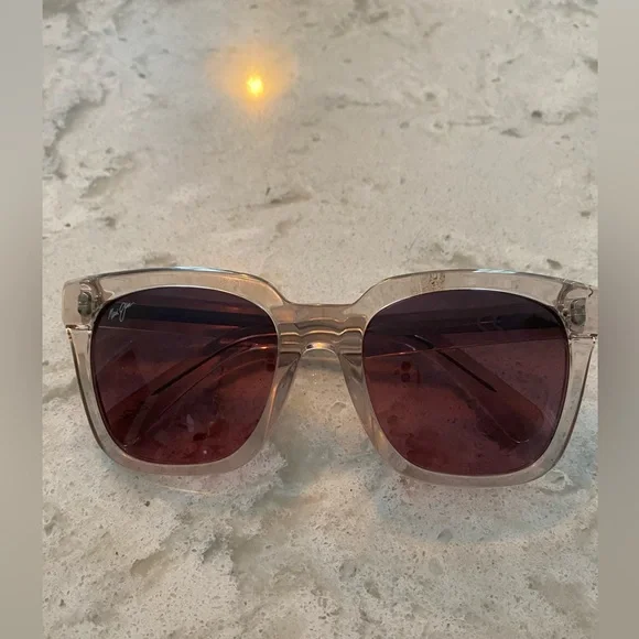 Maui Jim Clear Frame Sunglasses - Picture 4 of 4